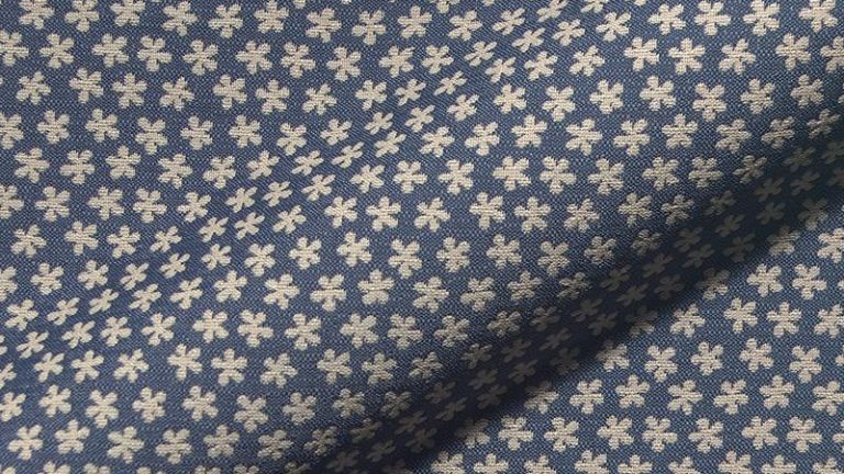 Stoff Bras blau