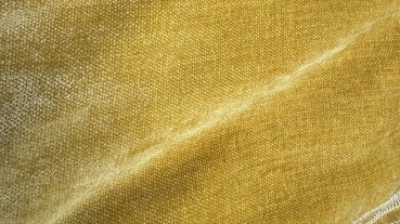 Dekokissen Chenille gelb Stoff