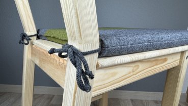 Preview: Stuhlauflage Mins konisch Bänder