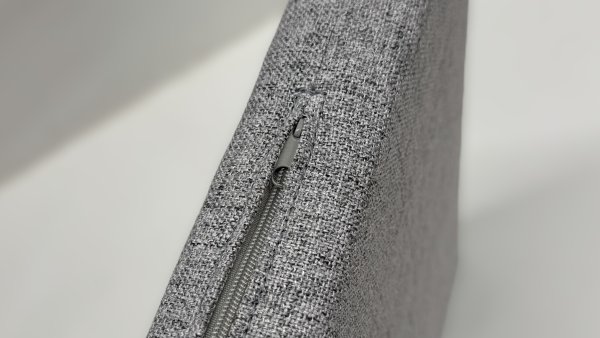 Bankauflage Sia hellgrau Reißverschluss