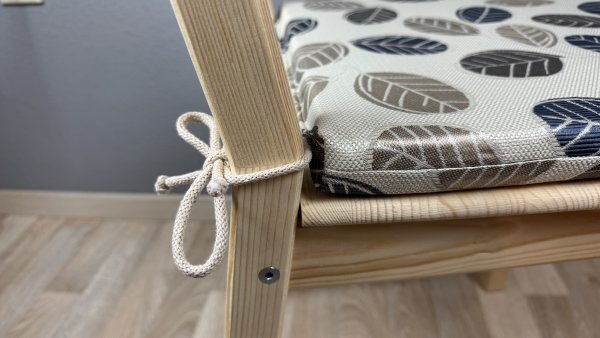 Stuhlauflage Blätter Bänder