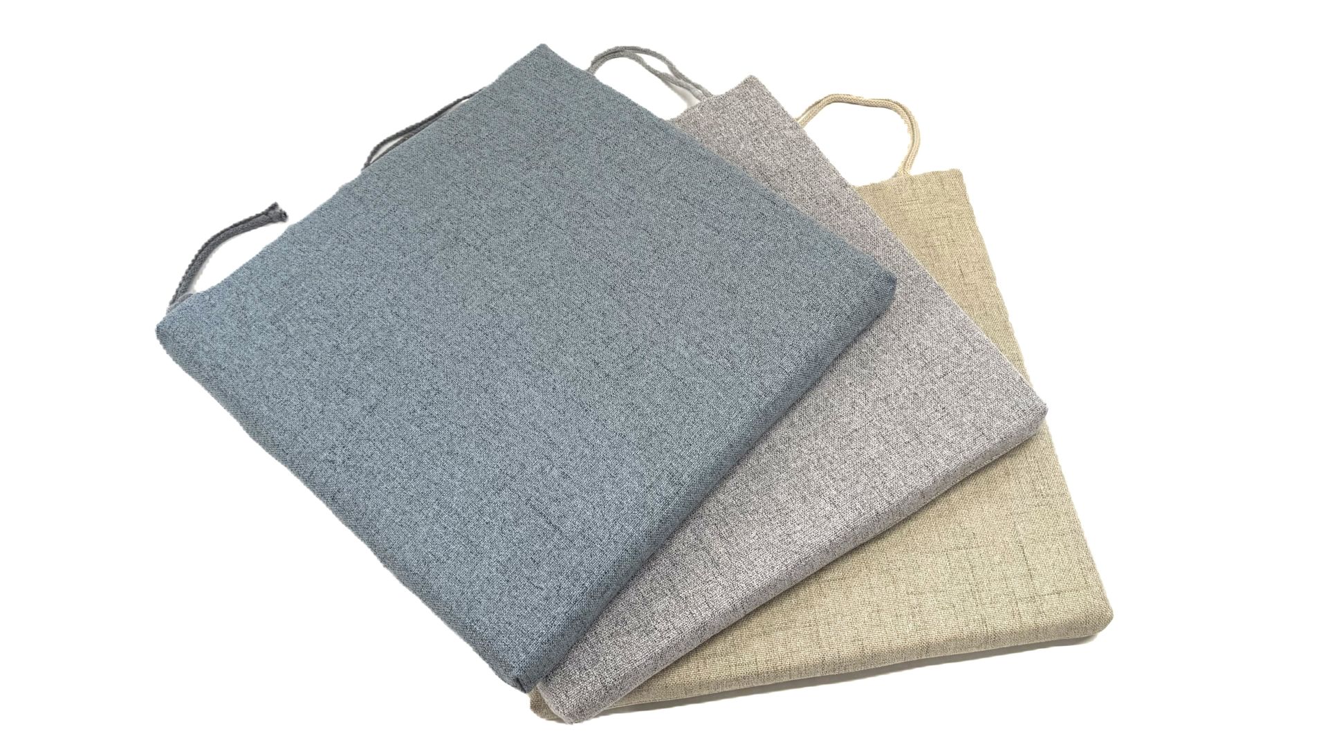 Stuhlauflage Sia hellblau, hellgrau und beige